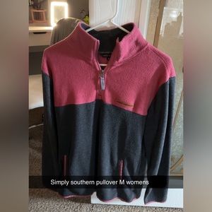 Simply southern half zip pullover